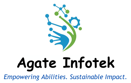 Agate Infotek logo with Tagline